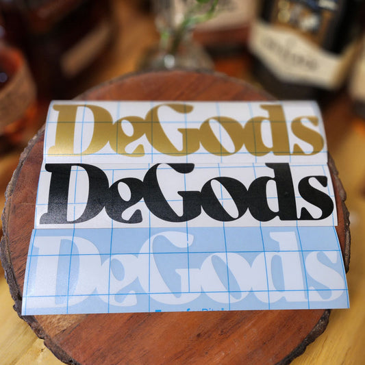 Vinyl Lettering - DeGods - 8"