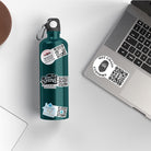 QR LOGO Stainless Steel Water Bottle Mockup