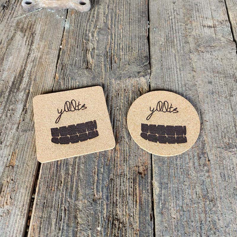 Custom Cork Coasters 4"